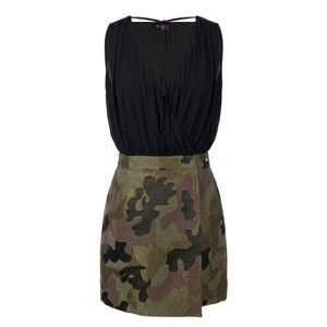 Trussardi Jeans Black Cotton Women's Women's Dress